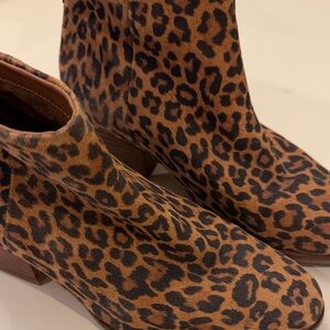 Seychelles Brown Leopard Ankle Booties